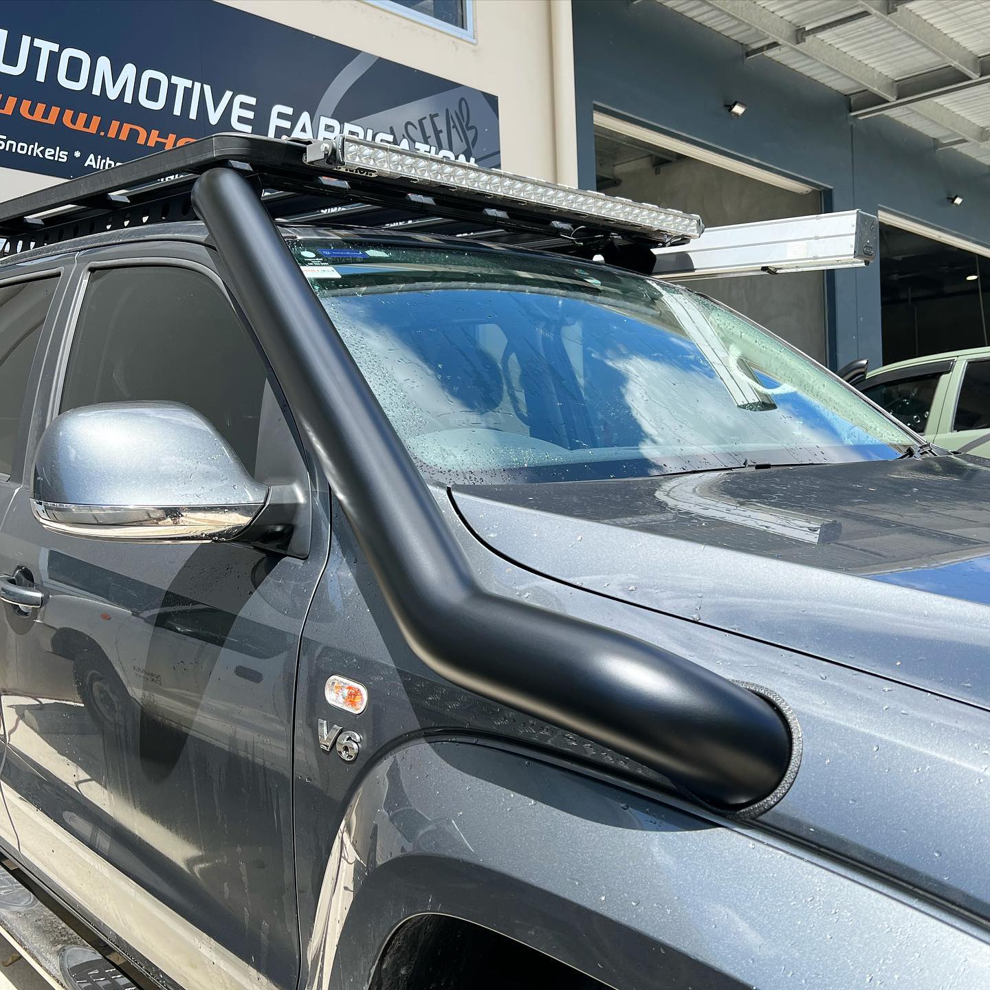 Volkswagen Amarok 4Cylinder 4″ Stainless Steel Snorkel/Airbox Kit