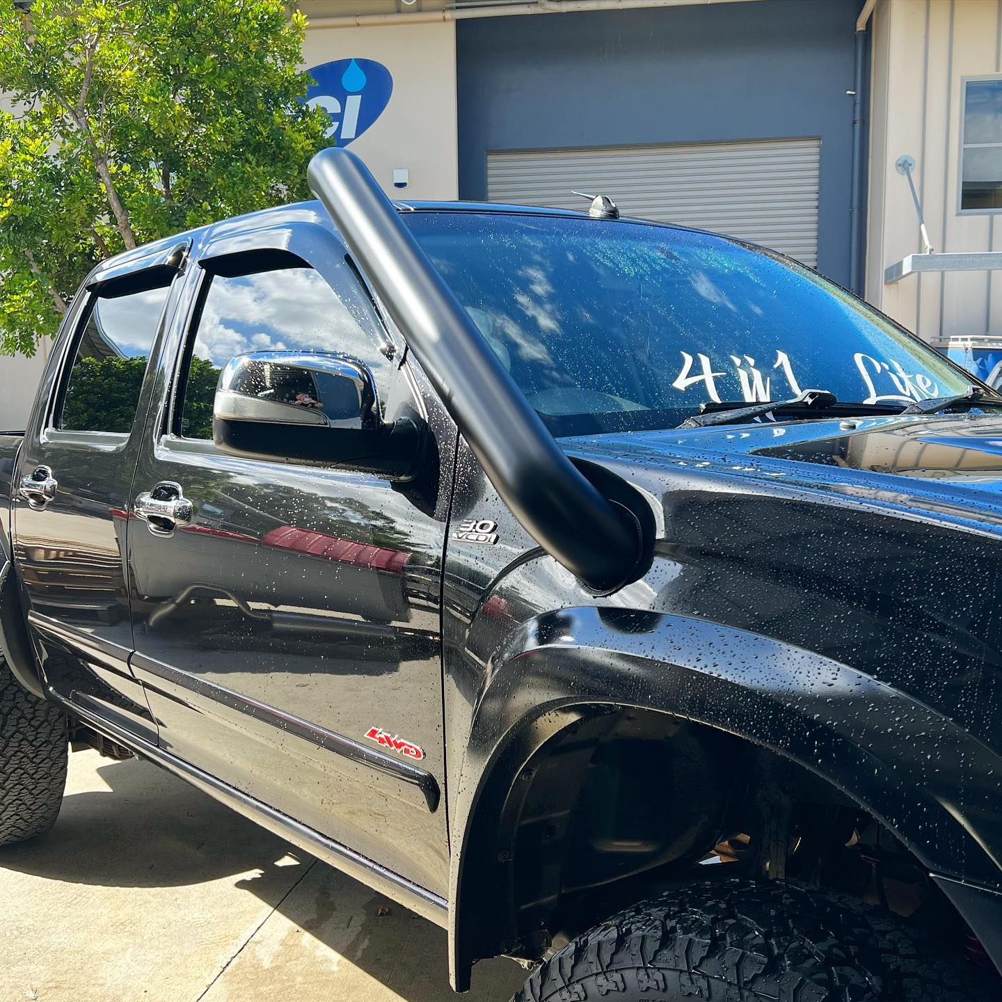 Holden Colorado RC 4″ Stainless Steel Snorkel/Airbox Kit (Short)