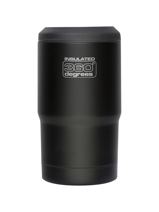 Vacuum Insulated Stainless Steel Beer Cozy Black