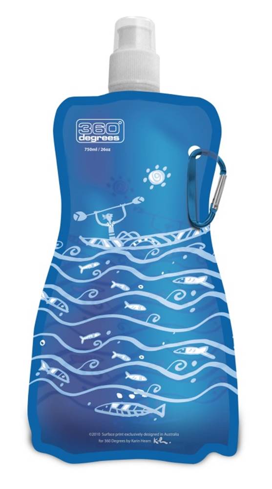 Flexible Drink Bottle Boat Blue