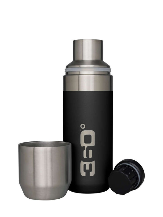 Vacuum Insulated Stainless Steel Flask Black