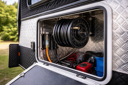 $199 Ramped Up Compact Air Hose Reel – 7m