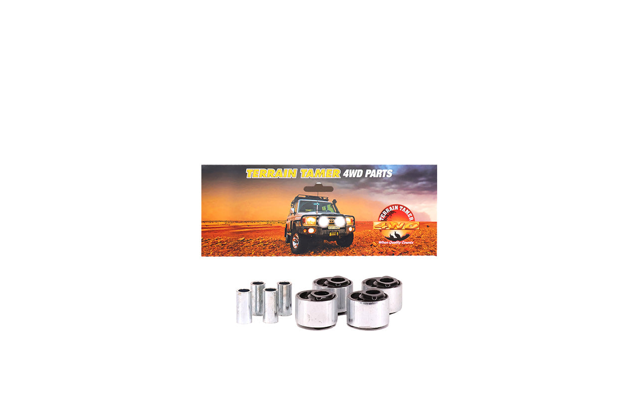 BUSH KIT CASTOR CORRECTION 2.5 DEG 25 TO 50MM RAISED SUSP. Landcruiser FZJ80 8/1992-