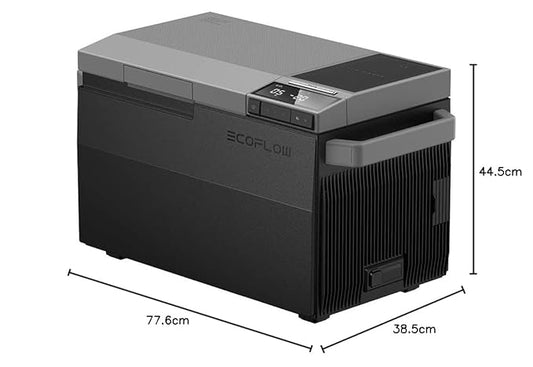 Ecoflow Glacier 38L fridge and freezer with Ice maker and Wheel/Pull-rod. (Optional plug in Battery to be purchased separately)
