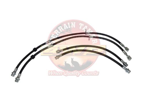 Hose Kit Brake Front and Rear 50MM Longer Than Original Fit For Triton Ml & Triton Mn - Terrain Tamer BHK02