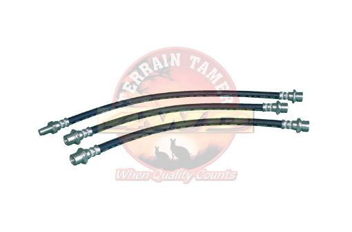 Hose Kit Brake Front and Rear 50MM Longer Without Vsc Fit For Hilux GGN25, Hilux TGN26, Hilux TGN36 & Hilux KUN25 - Terrain Tamer BHK05