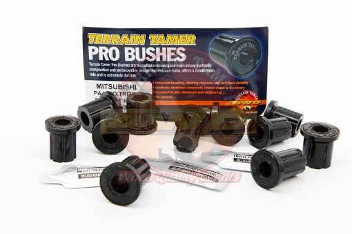 Kit Shackle Bush Pro Bush Synthetic Fit For Pajero Na-nk & Triton Me-mk - Terrain Tamer BK30P