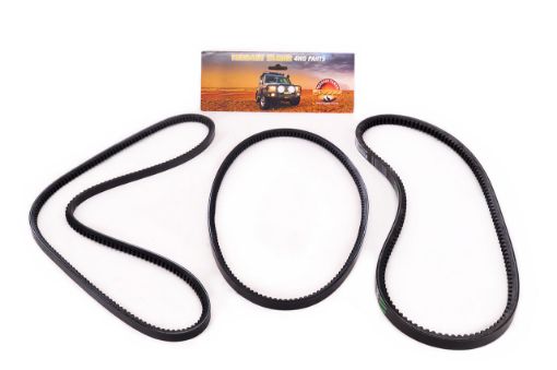 Fan Belt Kit Fan Power Steering & A/c P40 4.0L Petrol Fit For Patrol Mq - Terrain Tamer FBK25