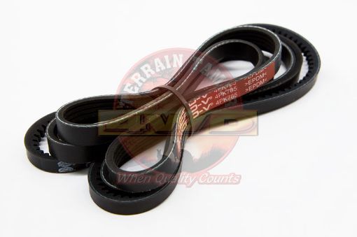 Fan Belt Kit Fan Power Steering & A/c 6VD1 3.2L V6 Fit For Jackaroo Ubs - Terrain Tamer FBK36