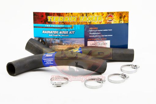 Radiator Hose Kit 1PZ Fit For Landcruiser PZJ70, Landcruiser PZJ73 & Landcruiser PZJ75 - Terrain Tamer HK042