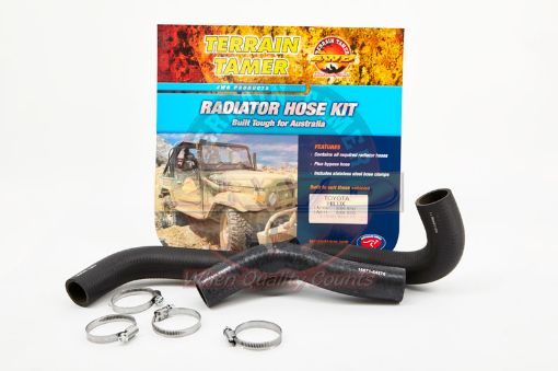 Radiator Hose Kit 2L Os 3L Arl Engine Without Power Steering Fit For Hilux LN105, Hilux LN106 & Hilux LN111 - Terrain Tamer HK107