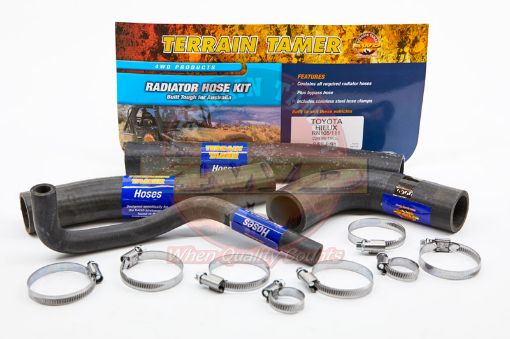 Radiator Hose Kit 22R Engine Fit For Hilux RN105 & Hilux RN110 - Terrain Tamer HK109