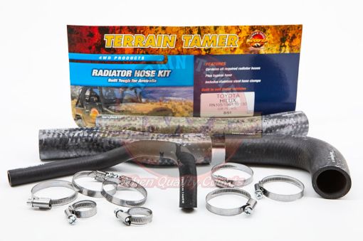 Radiator Hose Kit 22R Engine Fit For Hilux RN105, Hilux RN106 & Hilux RN130 - Terrain Tamer HK110