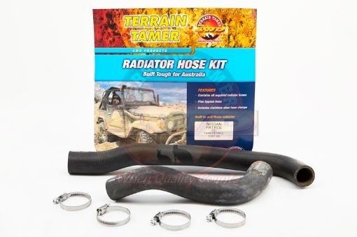 Radiator Hose Kit TB45E Petrol 4.5L Ohc Efi Fit For Patrol Gu Y61 - Terrain Tamer HK205