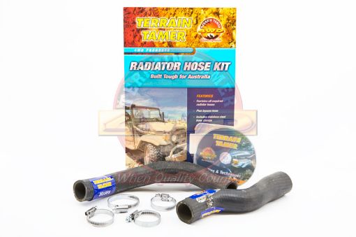 Radiator Hose Kit Jackaroo 2.8L Diesel 4JB1T Fit For Jackaroo Ubs - Terrain Tamer HK320