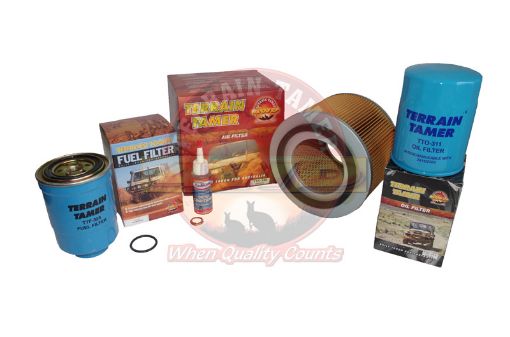 T/t Filter Kit Nissan Patrol Gu RD28T/ti 2.8l Turbo 12/97-01 Fit For Patrol Gu - Terrain Tamer NFK10