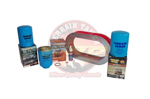 T/t Filter Kit TD42T Non Intercooled with Oval Air Filter Fit For Patrol Gu - Terrain Tamer NFK3A