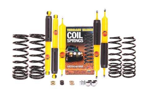 Gq Nissan Patrol Coil Front Rear Lwb TD42 Suspension Kit Fit For Nissan Patrol Gq Lwb 4.2 Litre - Terrain Tamer SK042