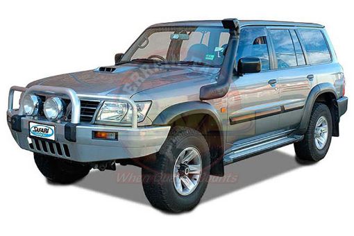 Snorkel Nissan Patrol Diesel ZD30DDTI L/h/s Mount Fit For Patrol Gu Y61 - Terrain Tamer SS16HFB