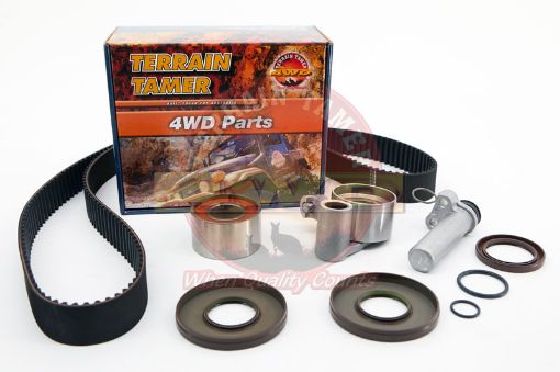 Timing Belt Kit Includes Tensioner Idler Seals & O Rings Fit For Landcruiser UZJ100 - Terrain Tamer TBKITIX