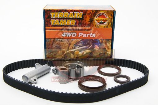 Timing Belt Kit Inc.seals Idler & Tensioner 1HDFT 24 Valve Fit For Landcruiser HDJ80 & Landcruiser HDJ81 - Terrain Tamer TBKITMX