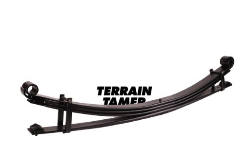 Leaf Spring Rear Parabolic Raised 50MM 300-700KG Fit For Landcruiser VDJ76, Landcruiser GDJ76, Landcruiser HZJ76 & Landcruiser HZJ77 - Terrain Tamer TLC034HDP