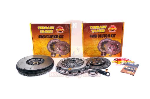 Terrain Tamer Std Clutch Kit & D/m Flywheel 250MM YD25T Fit For Navara D40 & Pathfinder R51 - Terrain Tamer TTCK8181DMF
