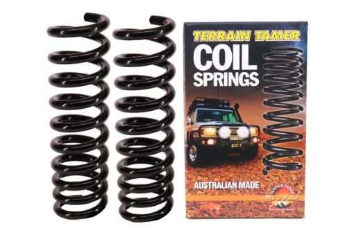 Coils Front Raised 40MM 50 to 100KG Tapered Wire PX3 Fit For Ranger Px Iii & Everest UA2 - Terrain Tamer TTCS-2494T