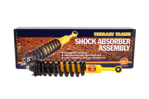 Coil Over Shock Assy Pair Raised 40MM 100kg+ Heavy Duty Fit For Prado GDJ150, Prado GRJ120, Prado GRJ150 & 4 Runner GRN285 - Terrain Tamer TTCSA-002EHD