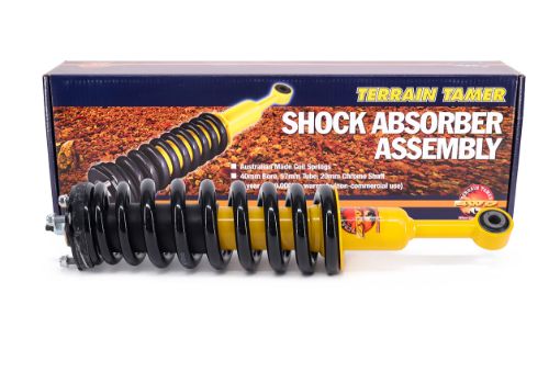 Coil Over Shock Assy Pair Raised 40MM 100kg+ Heavy Duty Fit For BT50 Up/ur & Ranger PX1, PX11 - Terrain Tamer TTCSA-004EHD