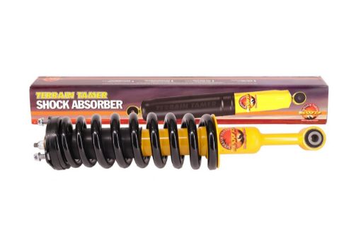 Coil Over Shock Assy Pair Raised 40MM to 100KG with B/bar Fit For BT50 Up/ur & Ranger PX1, PX11 - Terrain Tamer TTCSA-004HD