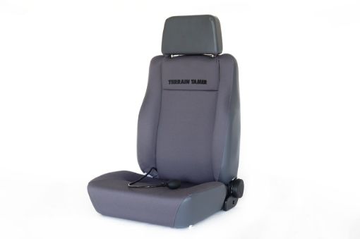 Terrain Tamer Compact Static Bucket Seat L/H Non Airbag Seat Fit For Landcruiser 80 Series, Landcruiser 100 Series, Hilux All & Landcruiser 45 Series - Terrain Tamer TTCS01L