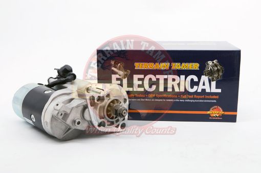 Starter Motor 12V 2.7kw Prado 120 Atm KDJ150 O/s Lhd Mtm Fit For Toyota KDJ120 Atm, Toyota KDJ150 Lhd Mtm, Toyota KZJ120 Atm & Toyota KDJ125 Lhd Mtm - Terrain Tamer 28100-30051TT