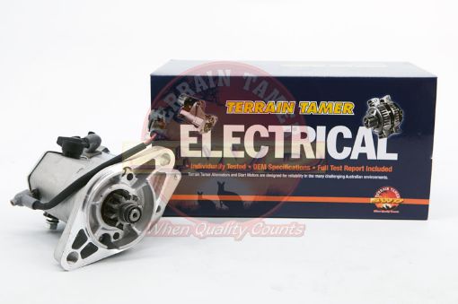 Starter Motor 12V 2.0kw 2L3L5L5LE 10T Made by Denso Japan Fit For Toyota LJ72, Toyota LJ79, Toyota LN55 & Toyota LN56 - Terrain Tamer 28100-54380TT