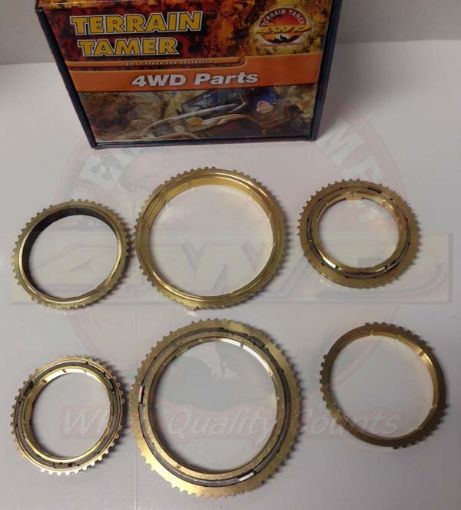 Synchro Kit Gearbox Contains 6 X Synchro Rings Fit For Landcruiser VDJ76, Landcruiser VDJ78 & Landcruiser VDJ79 - Terrain Tamer 33110-SYNCHRO3