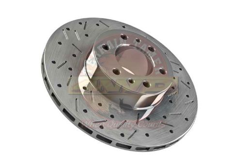 T/t Dimpled & Slotted Rotor Front Fit For Prado GDJ150, Prado GRJ150, Prado KDJ150 & Prado TRJ150 - Terrain Tamer 43512-60190HP