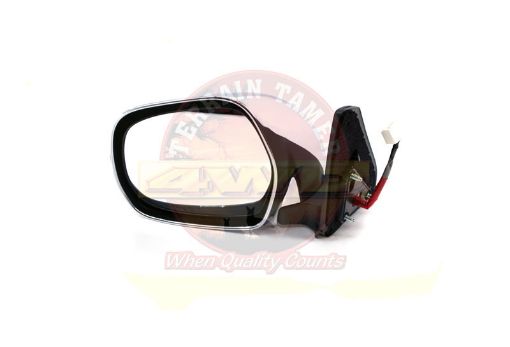 Mirror Outer L/H Chrome Plated Fit For Prado GRJ120, Prado KDJ120, Prado KZJ120 & Prado KDJ125 - Terrain Tamer 87940-6A230