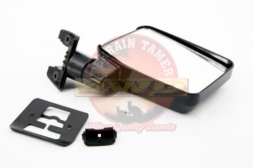 Mirror Assy Exterior L/H Black Fit For Landcruiser FJ60, Landcruiser FJ62, Landcruiser HJ60 & Landcruiser HJ61 - Terrain Tamer 87940-90A06TT