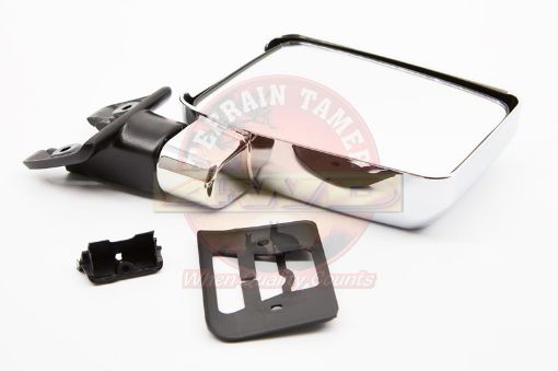 Mirror Assy Exterior L/H Chrome Fit For Landcruiser FJ60, Landcruiser FJ62, Landcruiser HJ60 & Landcruiser HJ61 - Terrain Tamer 87940-90A08TT