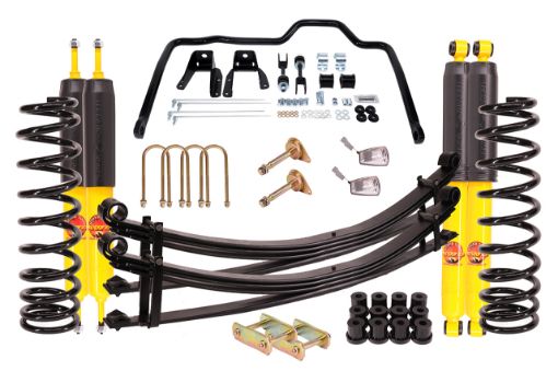 Suspension Kit GVM Upgrade 3780KG Vdj78/79 9/2016 on Fit For Landcruiser VDJ79 Single Cab, Landcruiser VDJ79 Double Cab & Landcruiser VDJ78 Troop Carrier - Terrain Tamer SK007BPGVM