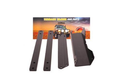 Tt Seat Fitting Kit L/H 79 Series Double Cab Fit For Landcruiser 78,79 Series D/c - Terrain Tamer TTSFK-184