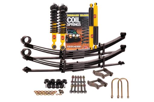 Suspension Kit GVM Upgrade with Parabolics PX3 Ranger 3510KG Fit For Ranger PX3 All (except 2.2l Xl Scb) - Terrain Tamer SK098PGVM