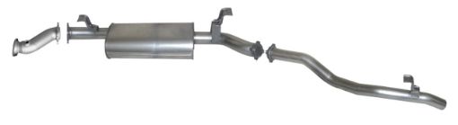 Hi Flow Dpf Back Exhaust Kit 409 Stainless Steel Fit For Landcruiser VDJ76 - Terrain Tamer EXHK004