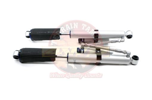 Shock Absorber Rear Pair Remote Res 8 Stage Adjust 50MM Lift Fit For Patrol Gq (coil), Patrol Gu (coil), Landcruiser BJ75 & Landcruiser FJ75 - Terrain Tamer TPS008
