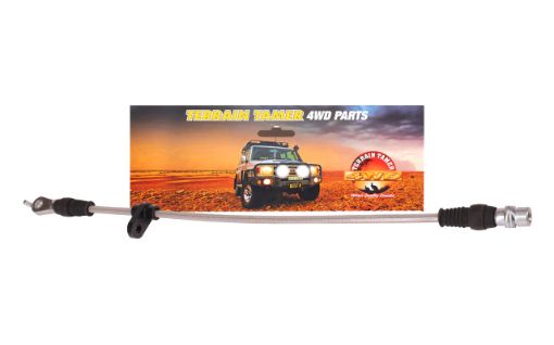 Braided Brake Hose Front R/H Plus 50MM Fit For Landcruiser URJ200, Landcruiser UZJ200 & Landcruiser VDJ200 – 90947-02G83BTT - Terrain Tamer 90947-02G83BTT