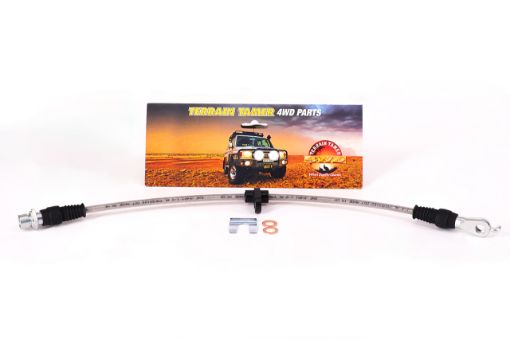 Braided Brake Hose Front L/H Plus 50MM Fit For Landcruiser URJ200, Landcruiser UZJ200 & Landcruiser VDJ200 – 90947-02G84BTT - Terrain Tamer 90947-02G84BTT