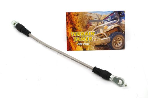 Braided Brake Hose Rear L/H or R/H Fit For Landcruiser URJ200, Landcruiser UZJ200 & Landcruiser VDJ200 - Terrain Tamer 90947-02G66BTT