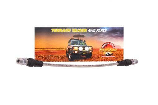 Braided Brake Hose Rear Centre No.2 Plus 60MM Fit For Landcruiser URJ200, Landcruiser UZJ200 & Landcruiser VDJ200 – 90947-02G82BTT - Terrain Tamer 90947-02G82BTT