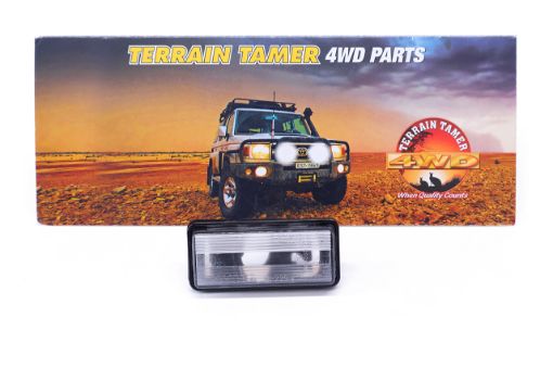 Lens Licence Plate Lamp Spare Wheel Carrier Under Floor Fit For Landcruiser FZJ100, Landcruiser FZJ105, Landcruiser HDJ100 & Landcruiser HZJ105 - Terrain Tamer 81271-60332