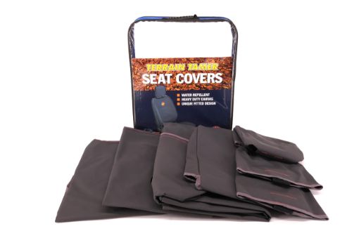 Seat Cover Set Rear Grey Fit For Hilux GUN125, Hilux GUN126, Hilux KUN125 & Hilux KUN126 - Terrain Tamer TTSCHL125R